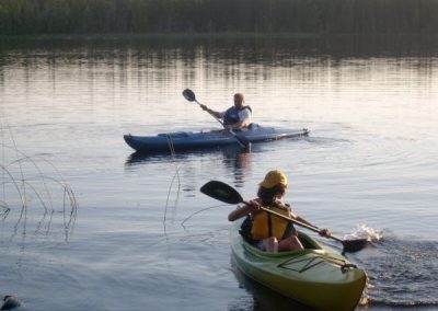 Kayak lac Dôle